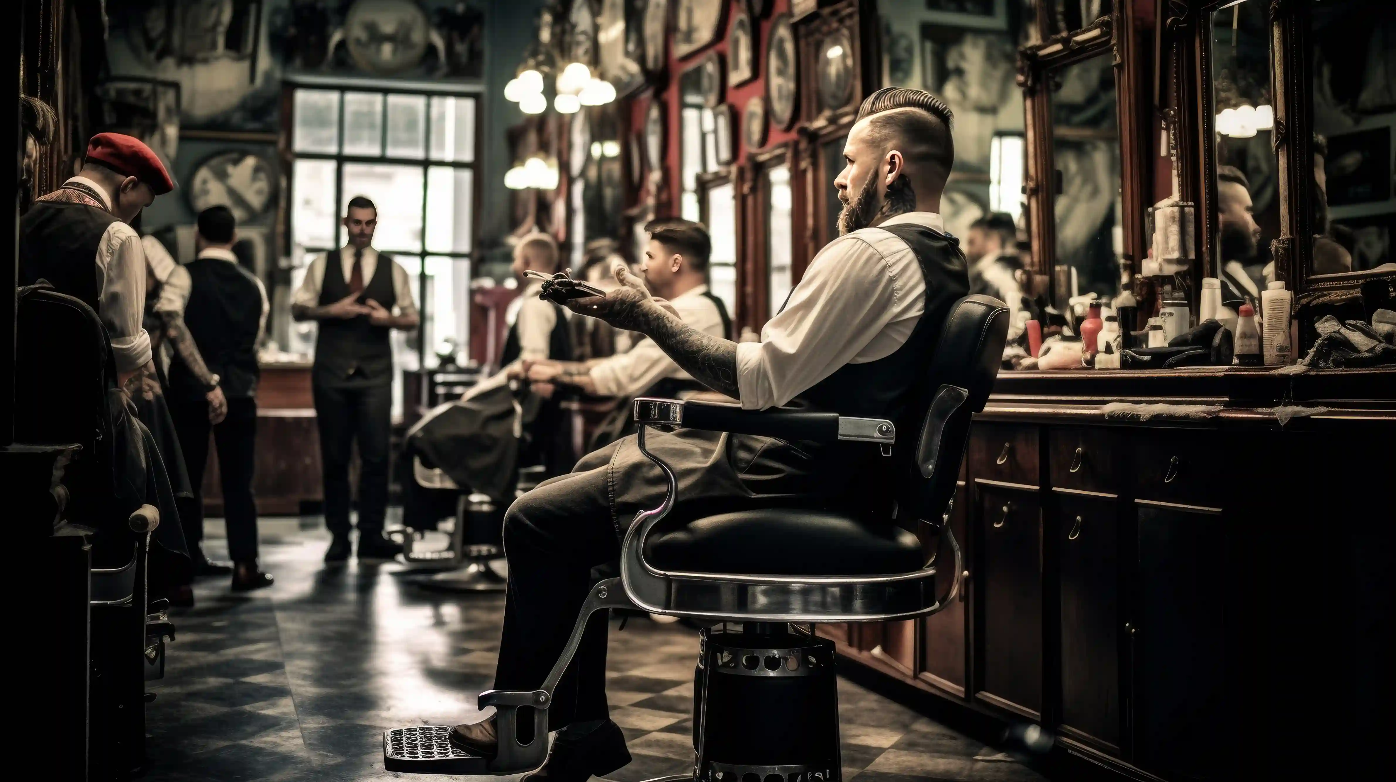 Play Vibs Barbershop Interior